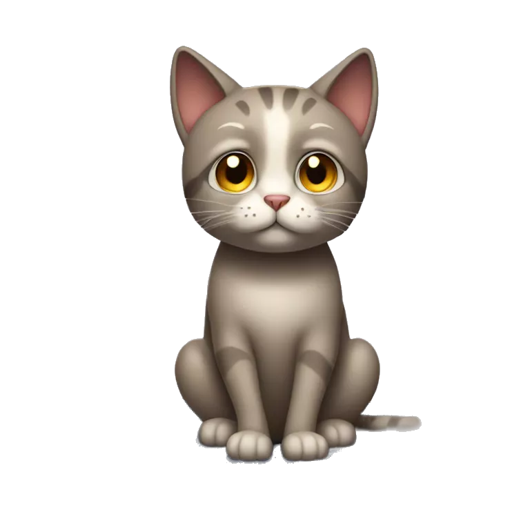 a sad cat sitting alone on a stage under a single spotlight