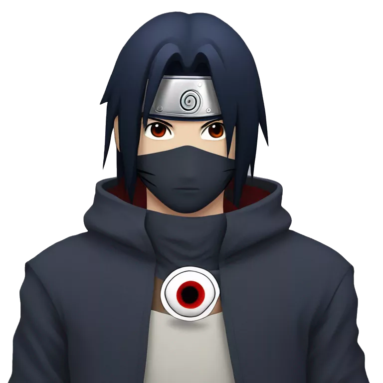 Sasuke uchiha with a sharingan