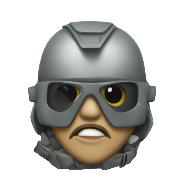 helldiver in emoji style