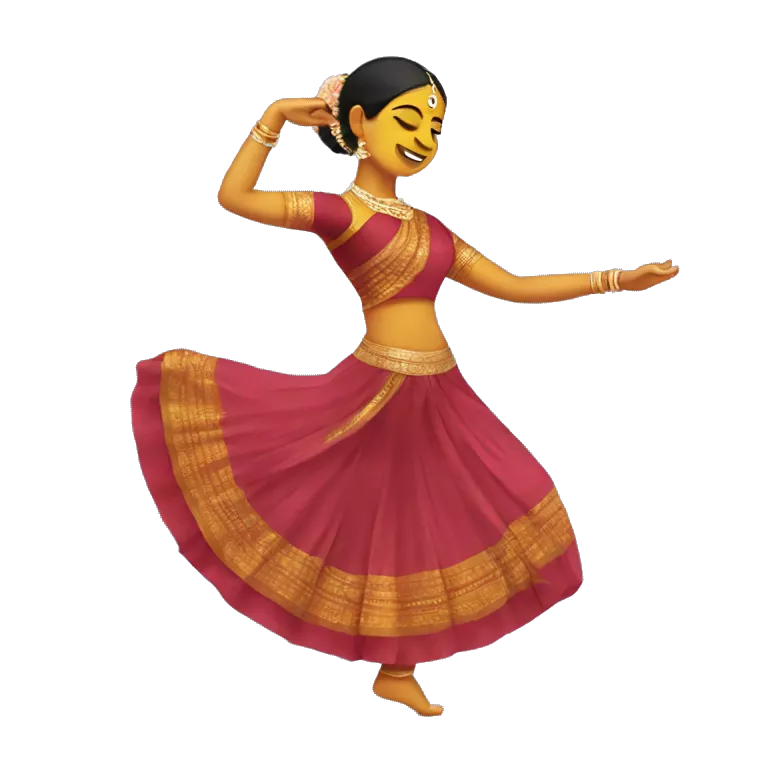 Women dancing in Bharatanatyam
