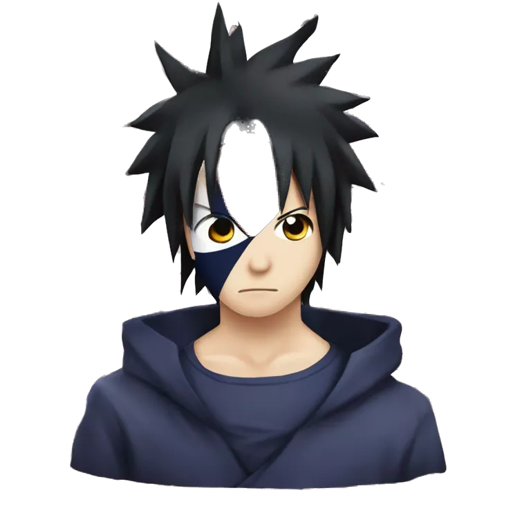 Sasuke uchiha with a sharingan