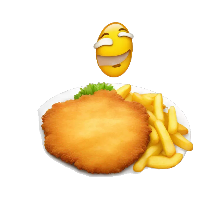 schnitzel mit pommes
