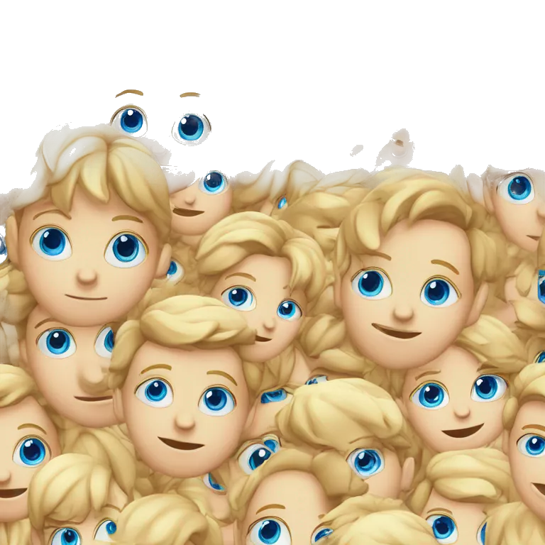 niño de piel blanca con pelo rubio liso muy corto ojos azules