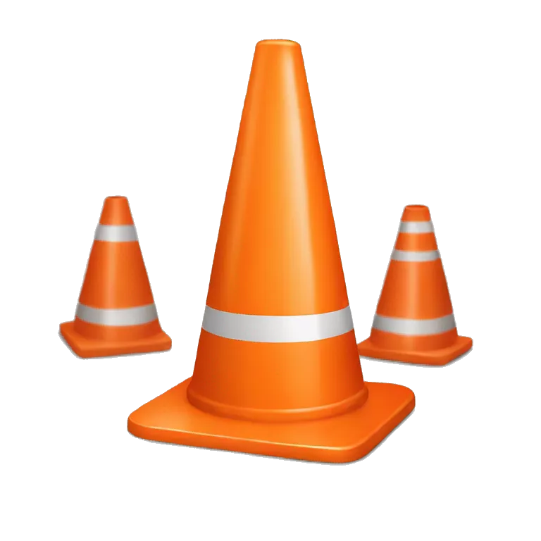 orange traffic cone