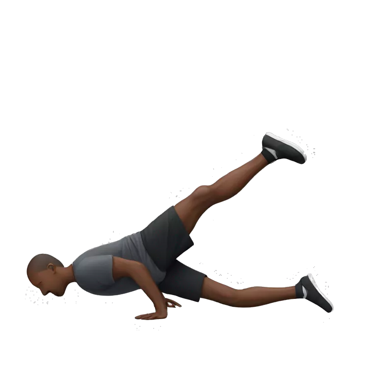 Full planche, man with elbows totally extended pushing the floor and with the legs up in the air,  forming a horizontal line in the air aligned between shoulder, hip and ankle