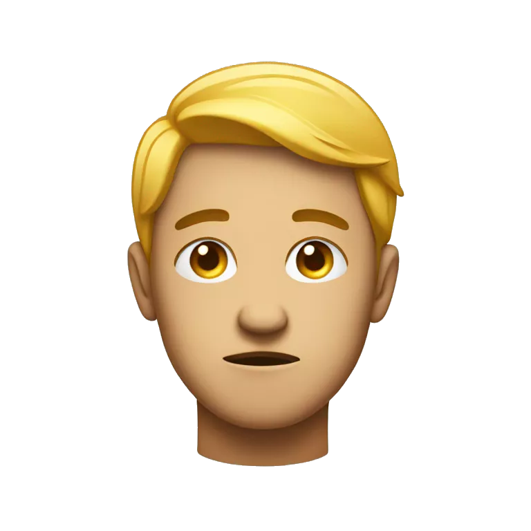 Expressionless face giving side eye from side view emoji