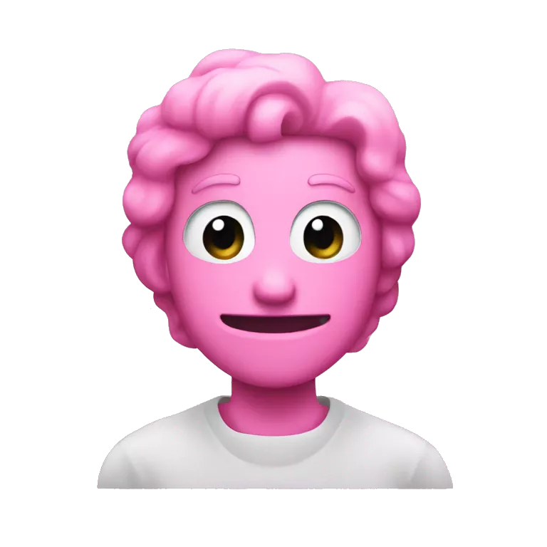 Make a discord emoji that's pink and a discord square emoji