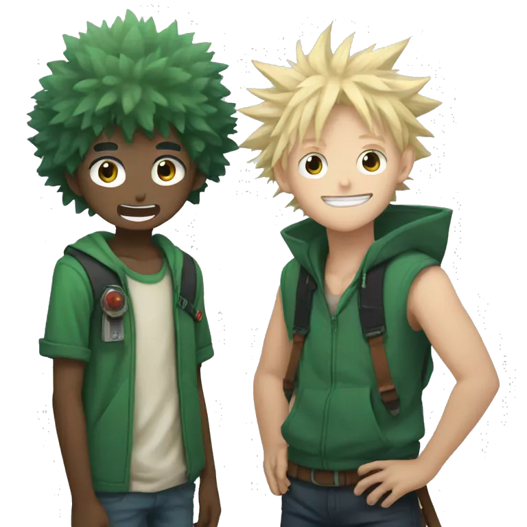 Deku and bakugo