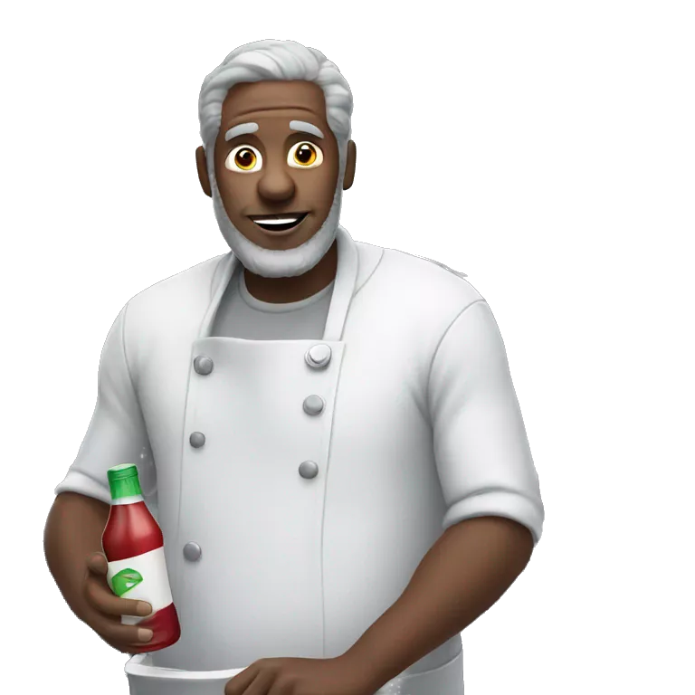 man in kitchen holding bottle