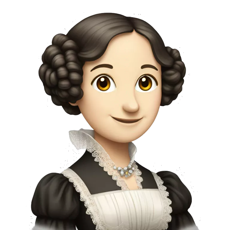 historical figure Ada Lovelace thumbs up