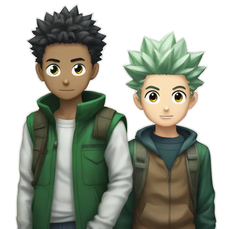 killua and gon from hunter hunter