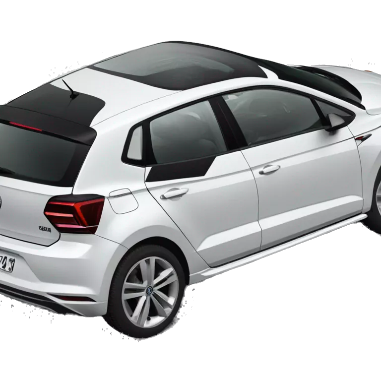 volkswagen polo 2020 r line white from the side