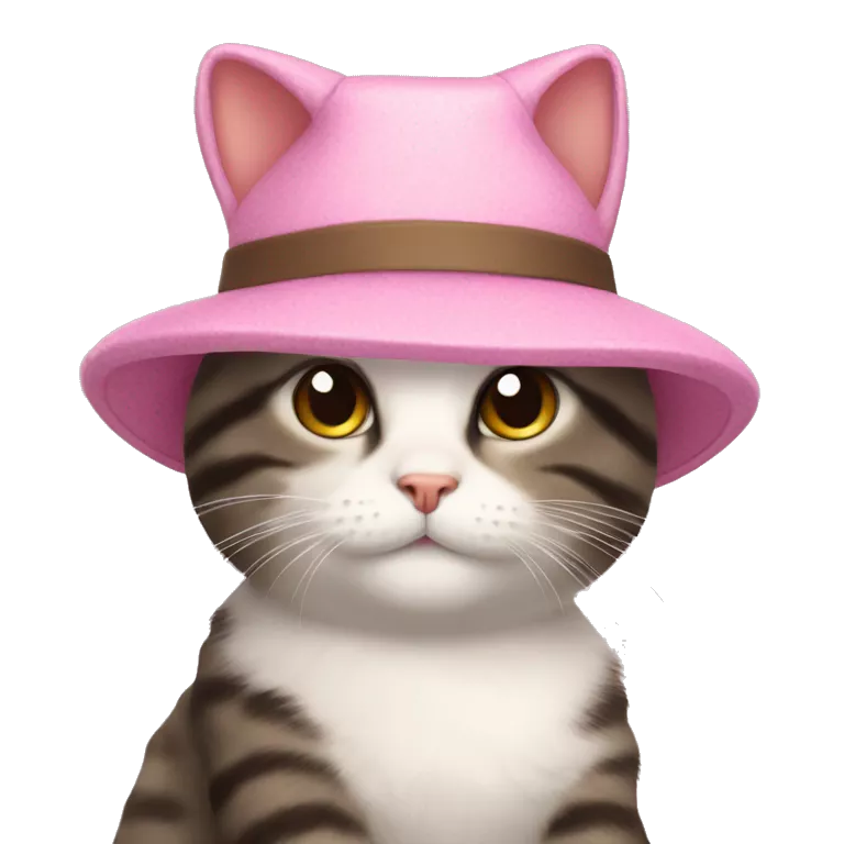 cute cat in cute hat