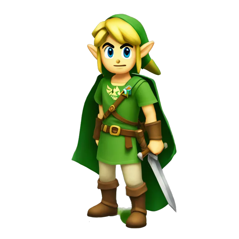 Link from the game the legend of zelda