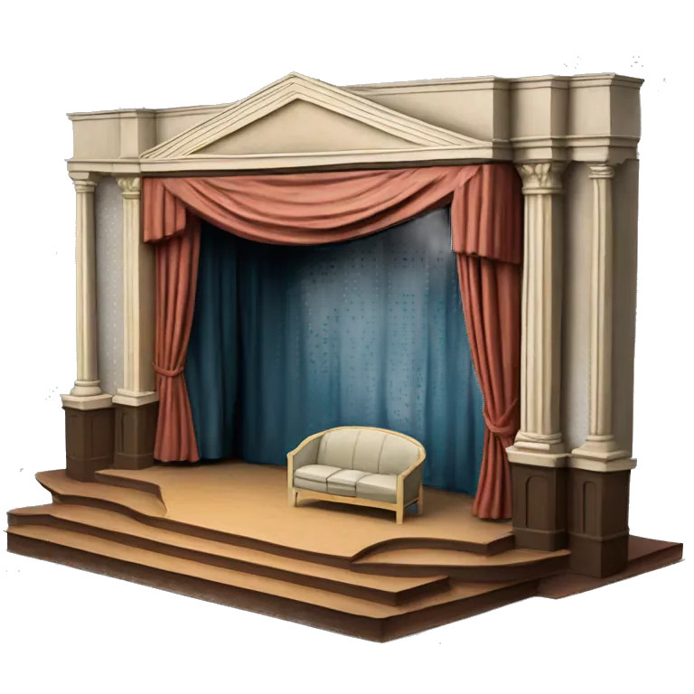 scenography scenic maquette model theatre set model