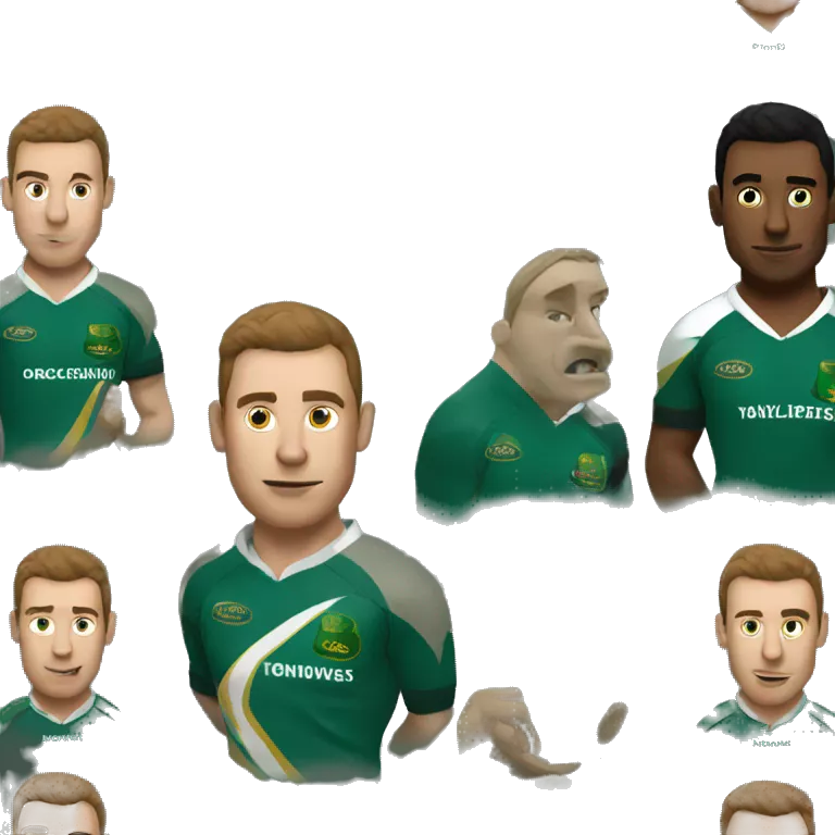 rugby player with northampton rugby shirt