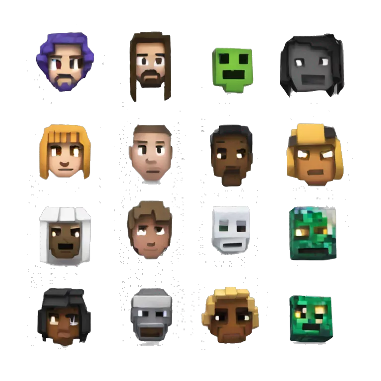 personnages Minecraft sur une araignée