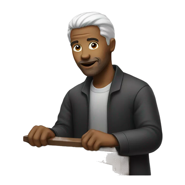 Man with a pew pew