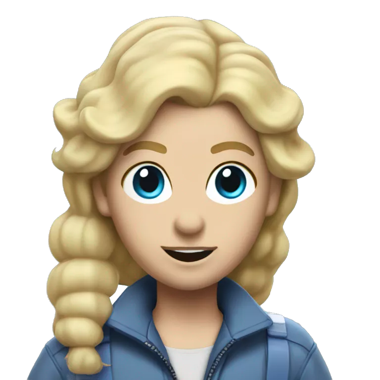 Ghostbusters with Blue flight suit and blonde hair