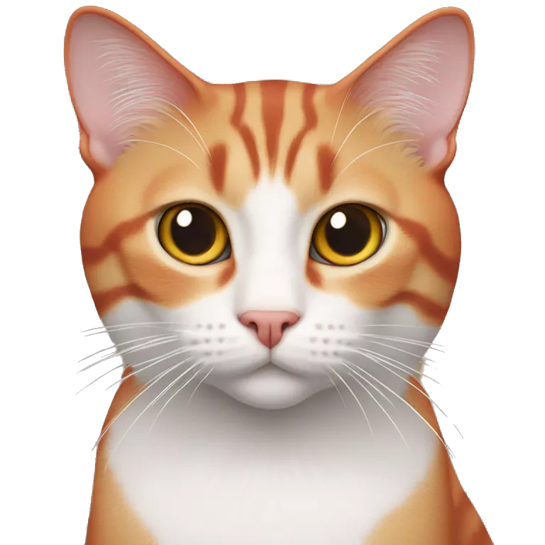 Gar Red white male cat looking in the camera