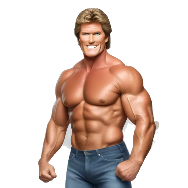Bodybuilder David Hasselhoff