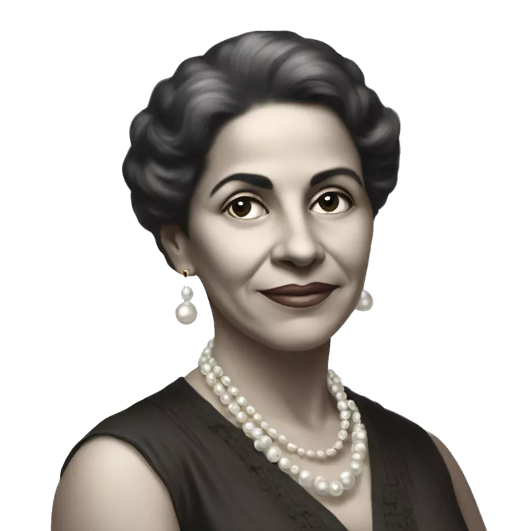 Lola Rodríguez de Tió was the first Puerto Rican-born woman poet to establish herself a reputation as a great poet throughout all of Latin America. short hair. pearls.