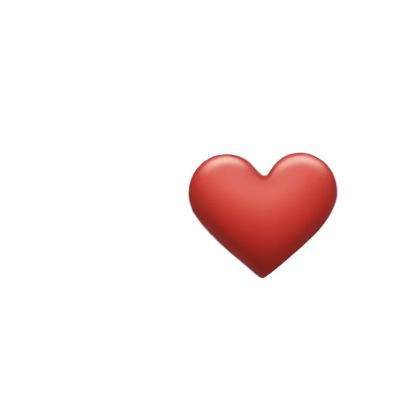 A heart with a little house inside, showing love and commitment to the community. Colors: Use a red heart and a house in shades of blue and white.