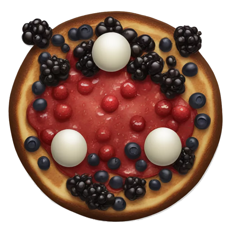 delicious pokeball berries and pancake