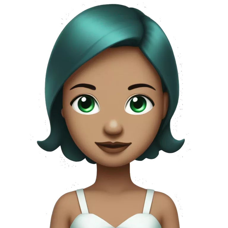 bal avec une fille blanche en robe bleu turquoise yeux vert et cheveux lisse châtain foncé et un garçon métisse cheveux bruns bouclés court plus petit que la fille en costards noir