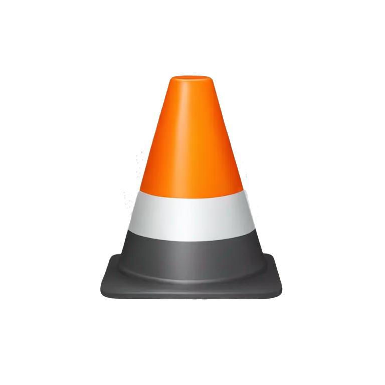 orange traffic cone