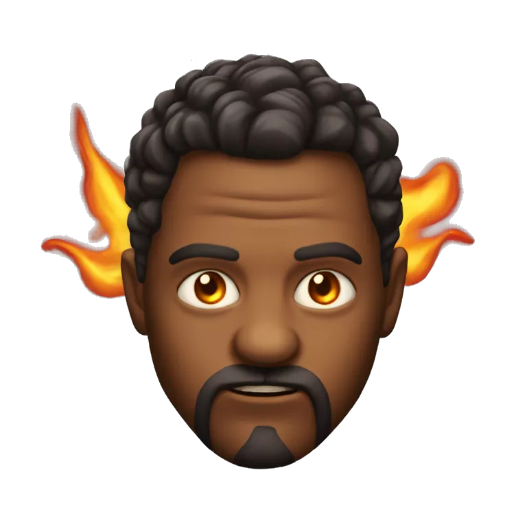 Diabo con ojos de fuego