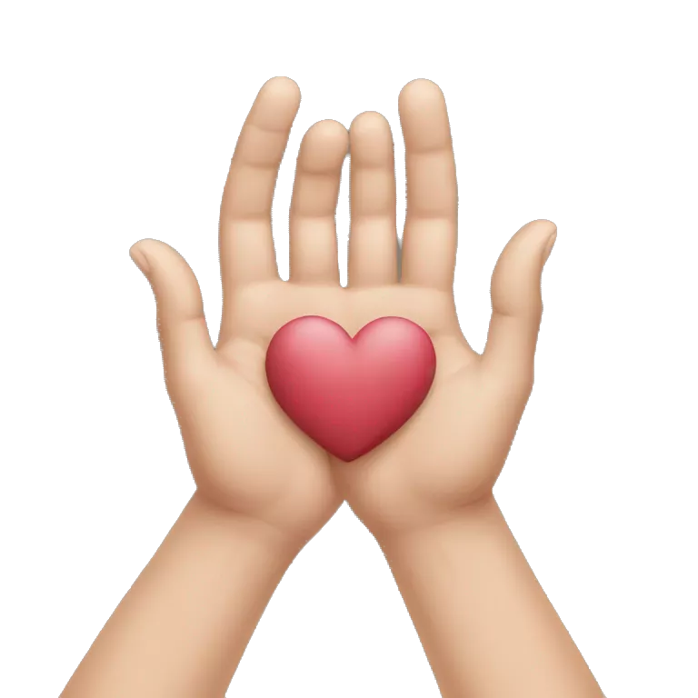 hands forming a heart