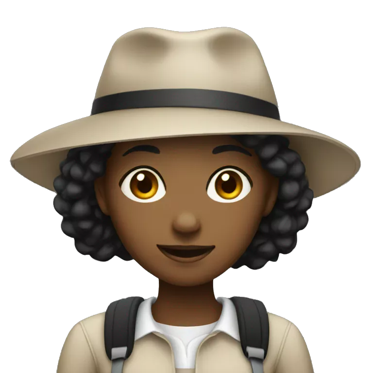 black woman student with student hat