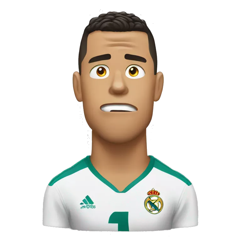 Christiano Ronaldo crying