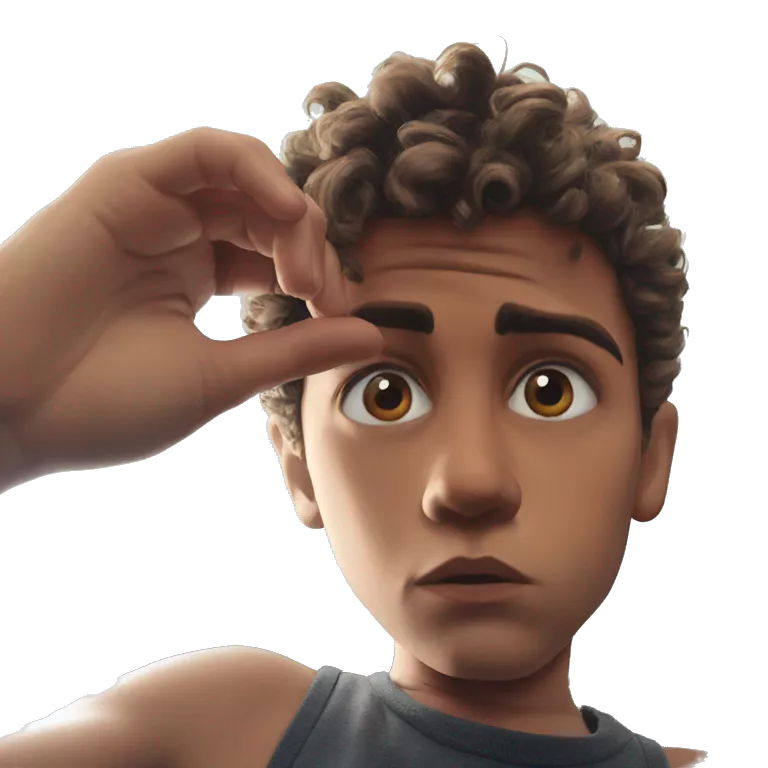 serious gaze portrait boy solo