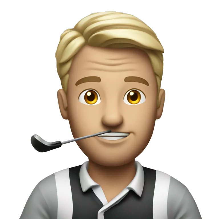 golfer playing roulette