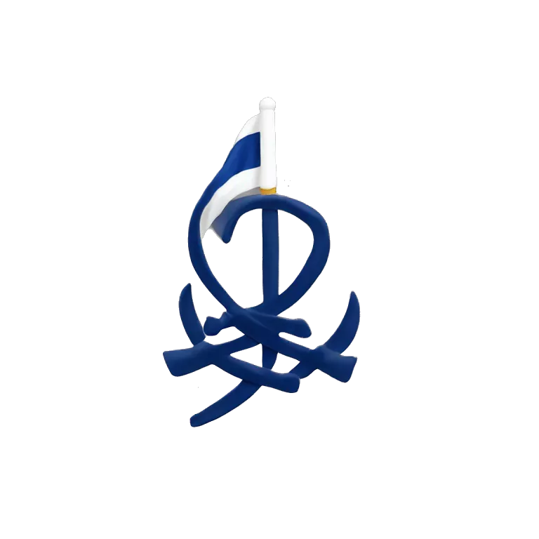 Sikh khanda flag emoji for copy paste