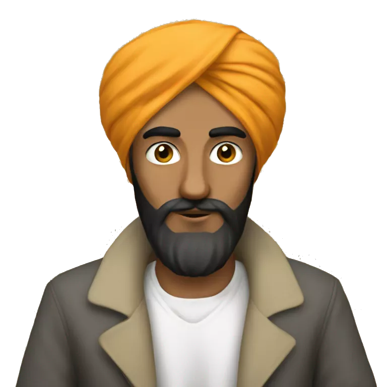 a Sikh man with a hacker background