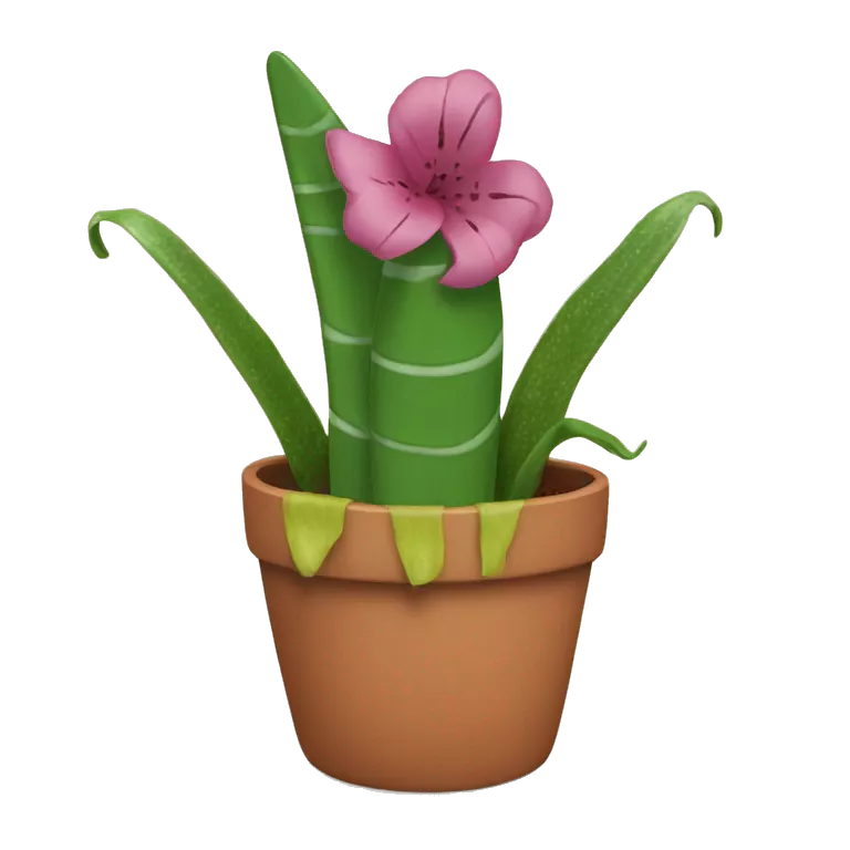 mother-in-law's tongue in a flowerpot