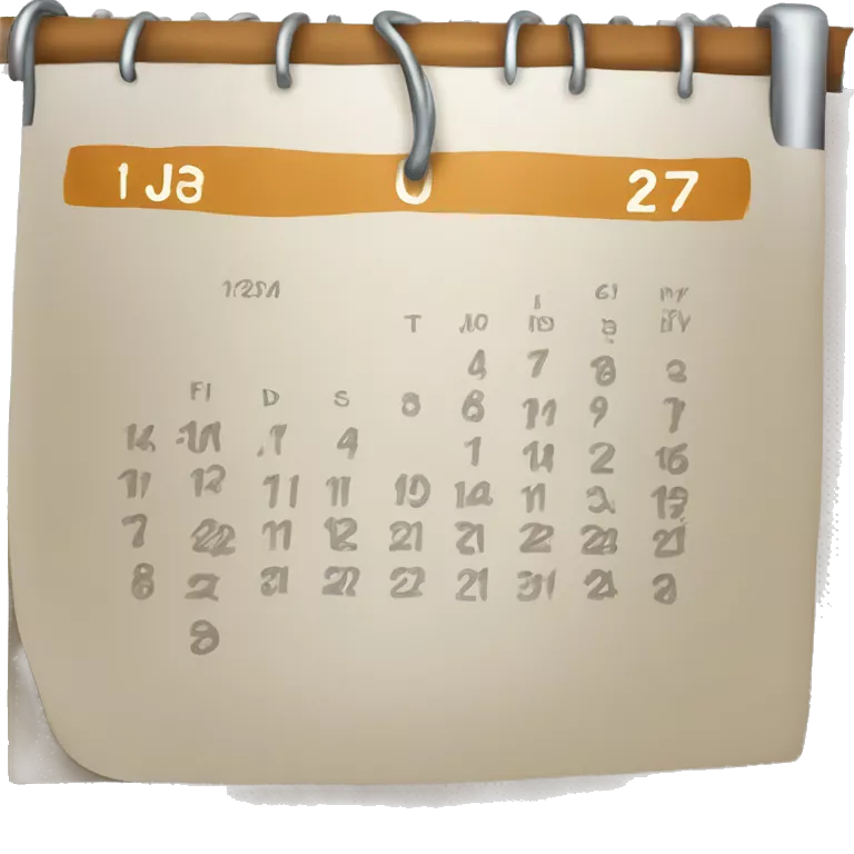 A calendar emoji for July 15