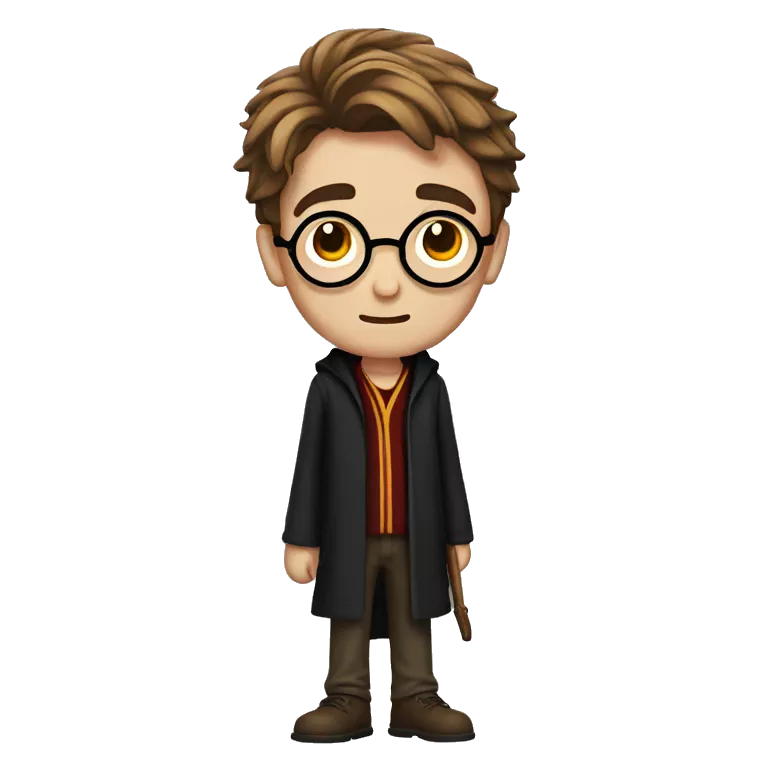 Harry Potter with his famous scar
