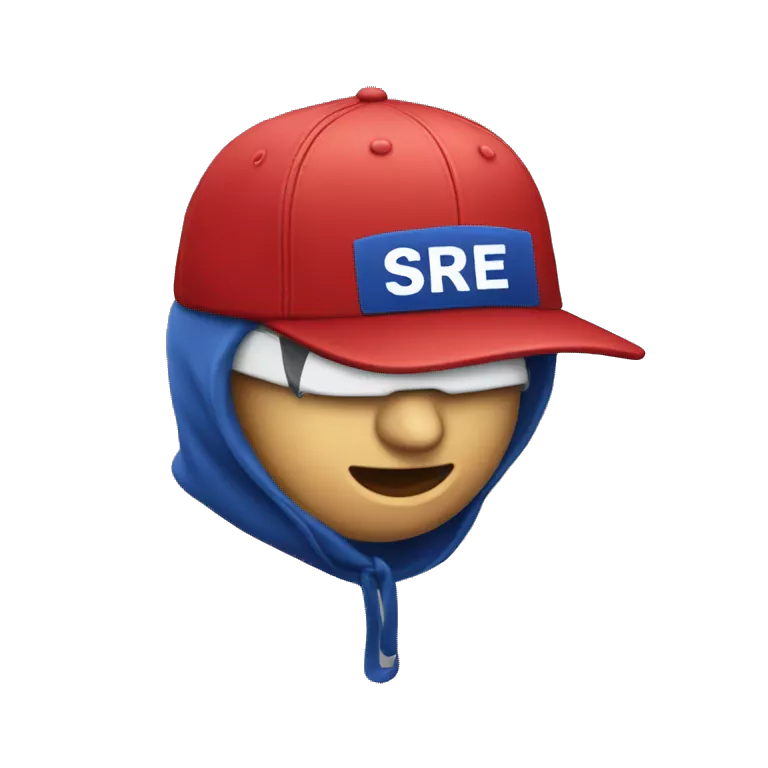 Cap with &quot;sre&quot; acronym