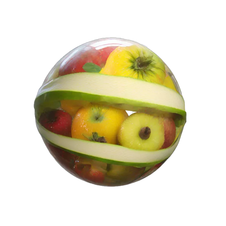 orb of fruit still life