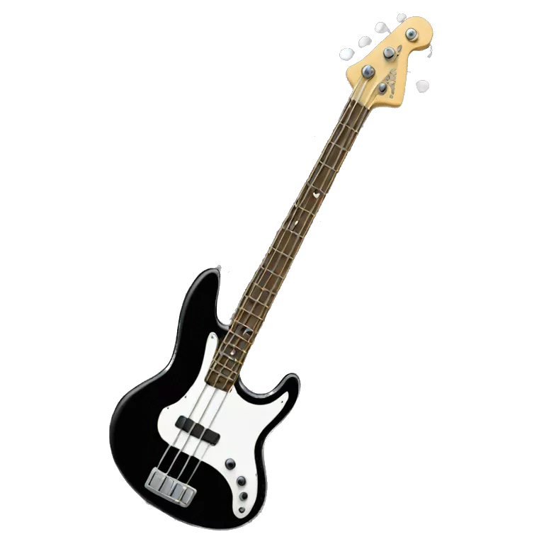 bass guitar black