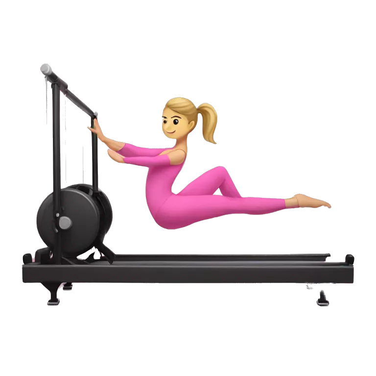 pilates girl in pink pilates asia reformer