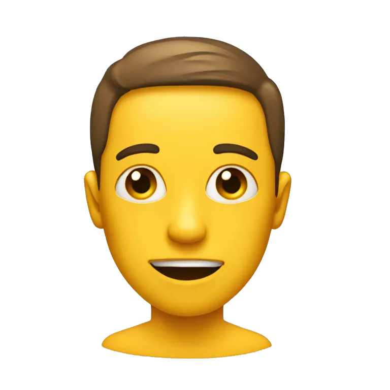 Base yellow emoji with side eye and small mouth to the same side