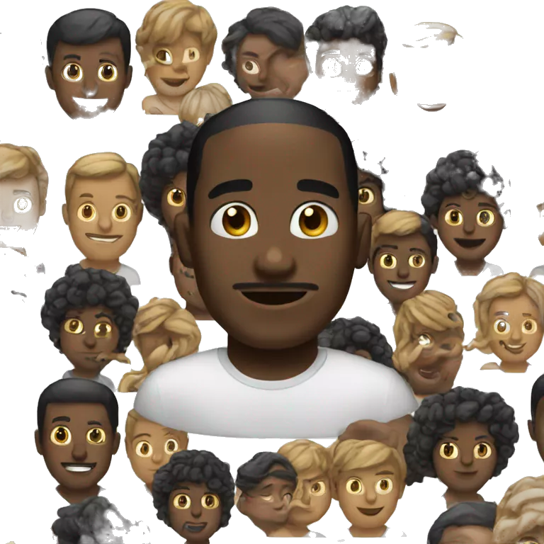 A black man with many dola