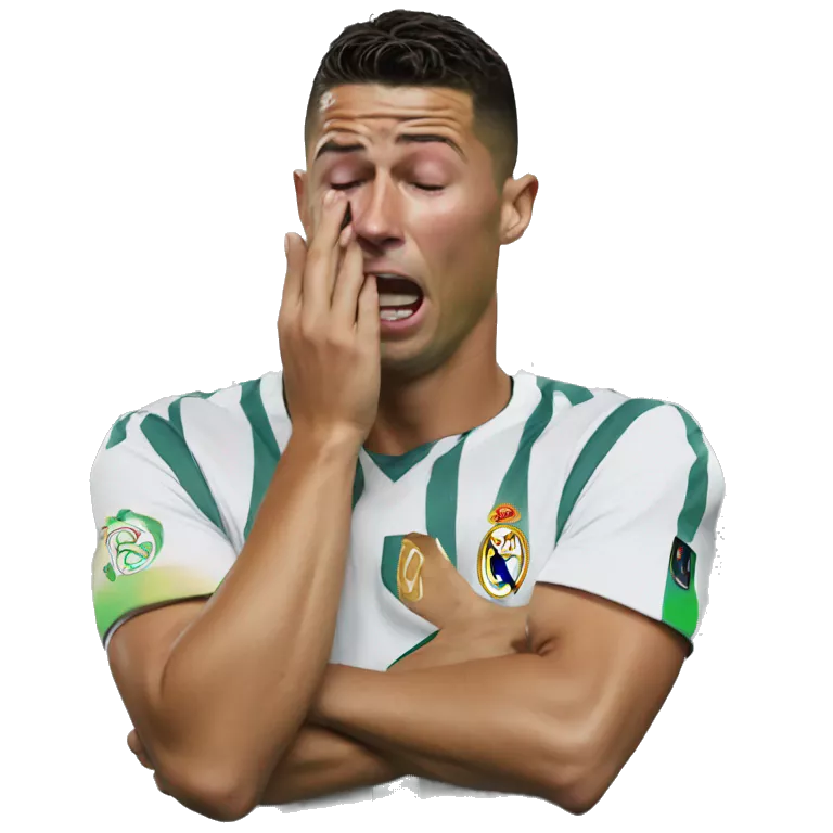 Ronaldo crying