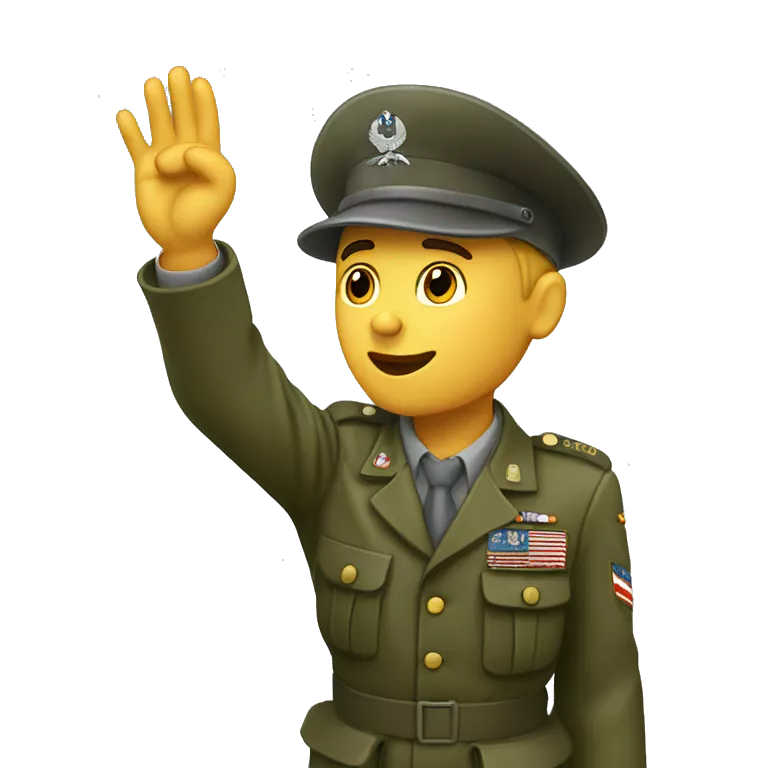 world war 2 soldier saluting