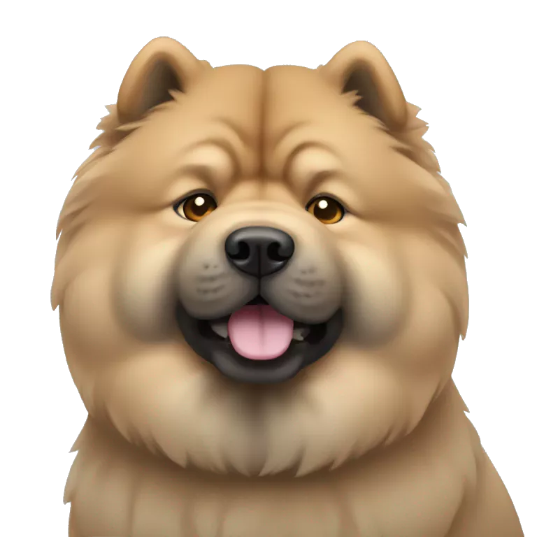 chow chow with blue gray eyes